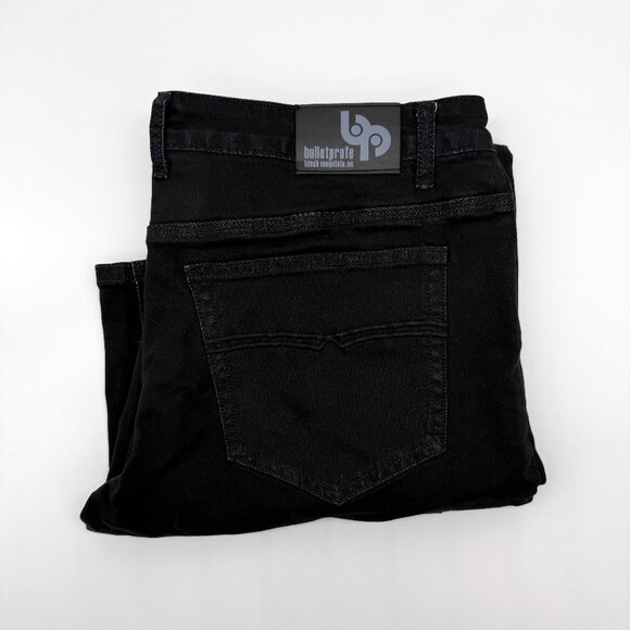 Bulletprufe Adventure Fit Denim Black Jeans Pants 36x34 - Picture 1 of 3